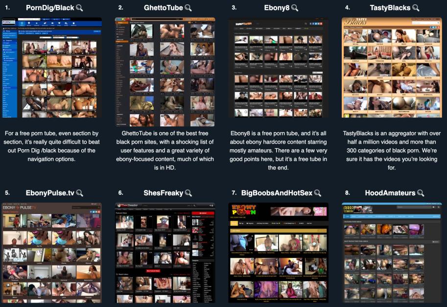 Explore the best ebony porn sites on The Porn Map
