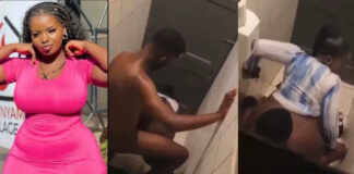 Nampeera Sex Video Fucked at Kenji's Toilet by Boyfriend