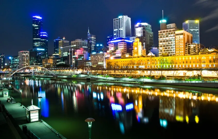 Photo of Australian City at Night