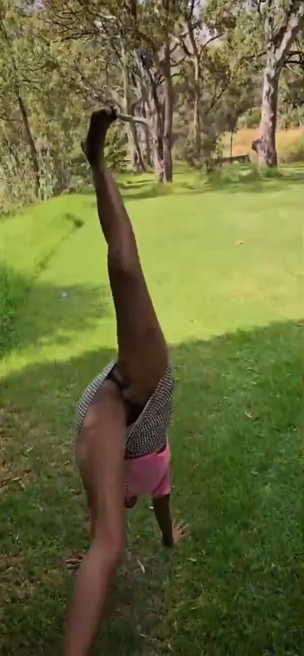 Watch Arua Girl With No Panties Doing Somersault XXX Video Here